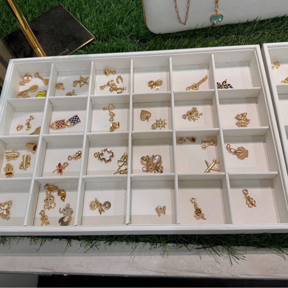 Gold plated  non tarnish Charm Collection